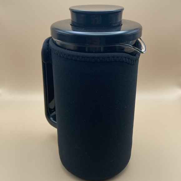 GROSCHE Brenton 34 oz. 1000ml Glass French Press with Thermal Insulated Sleeve - Picture 3 of 8
